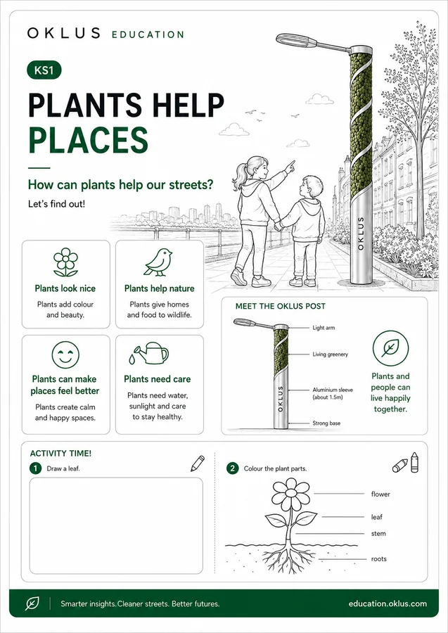 OKLUS planting and living media activity